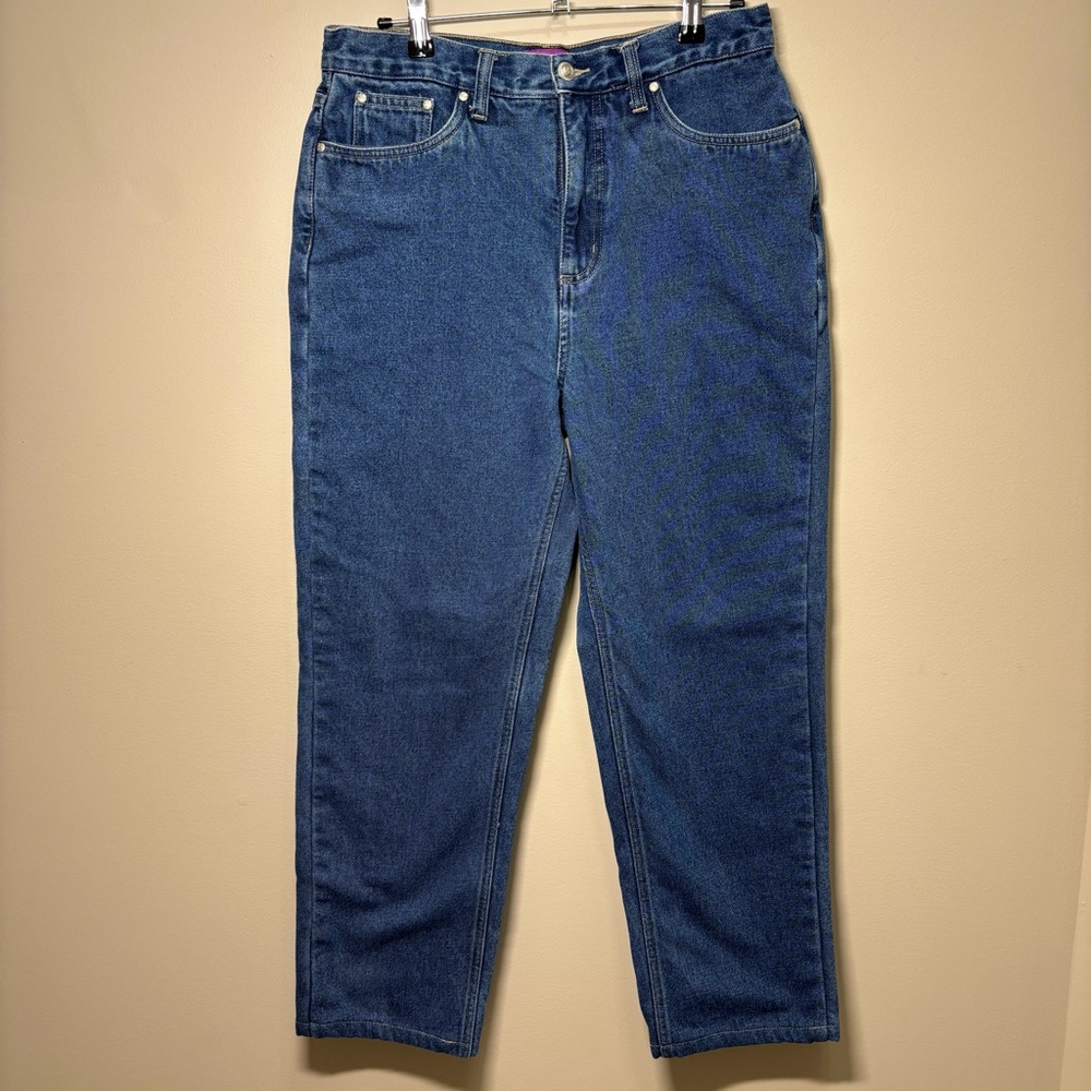Women's Burry Lane Fleece Lined Straight Leg Jeans - Blue